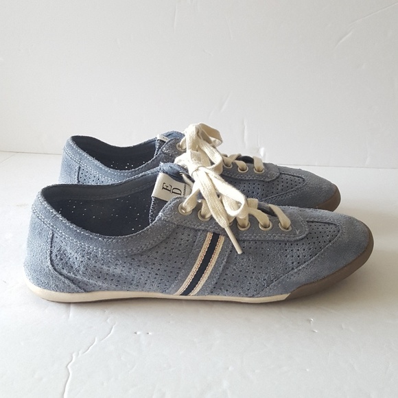 Ellen Degeneres Shoes - ED Ellen DeGeneres Escondido Blue Suede Sneakers